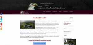 Freedom Memorials Website